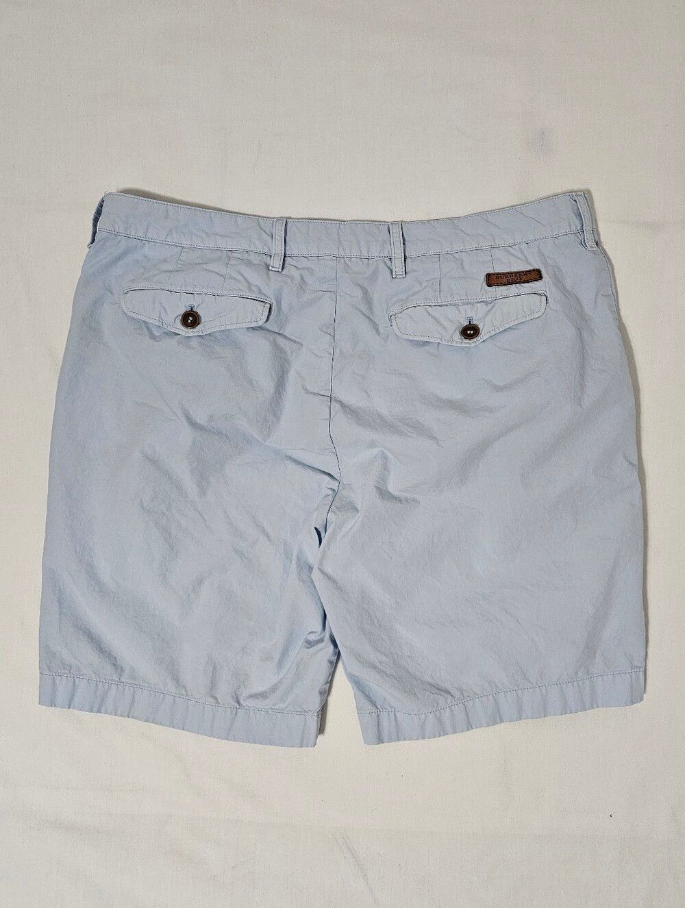 Burberry Brit Light Blue Cotton Chino Shorts Men's 40 Luxe Designer Casual Prepp - Picture 4 of 13